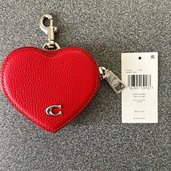 Coach Heart Coin Purse - Picture 6 of 7